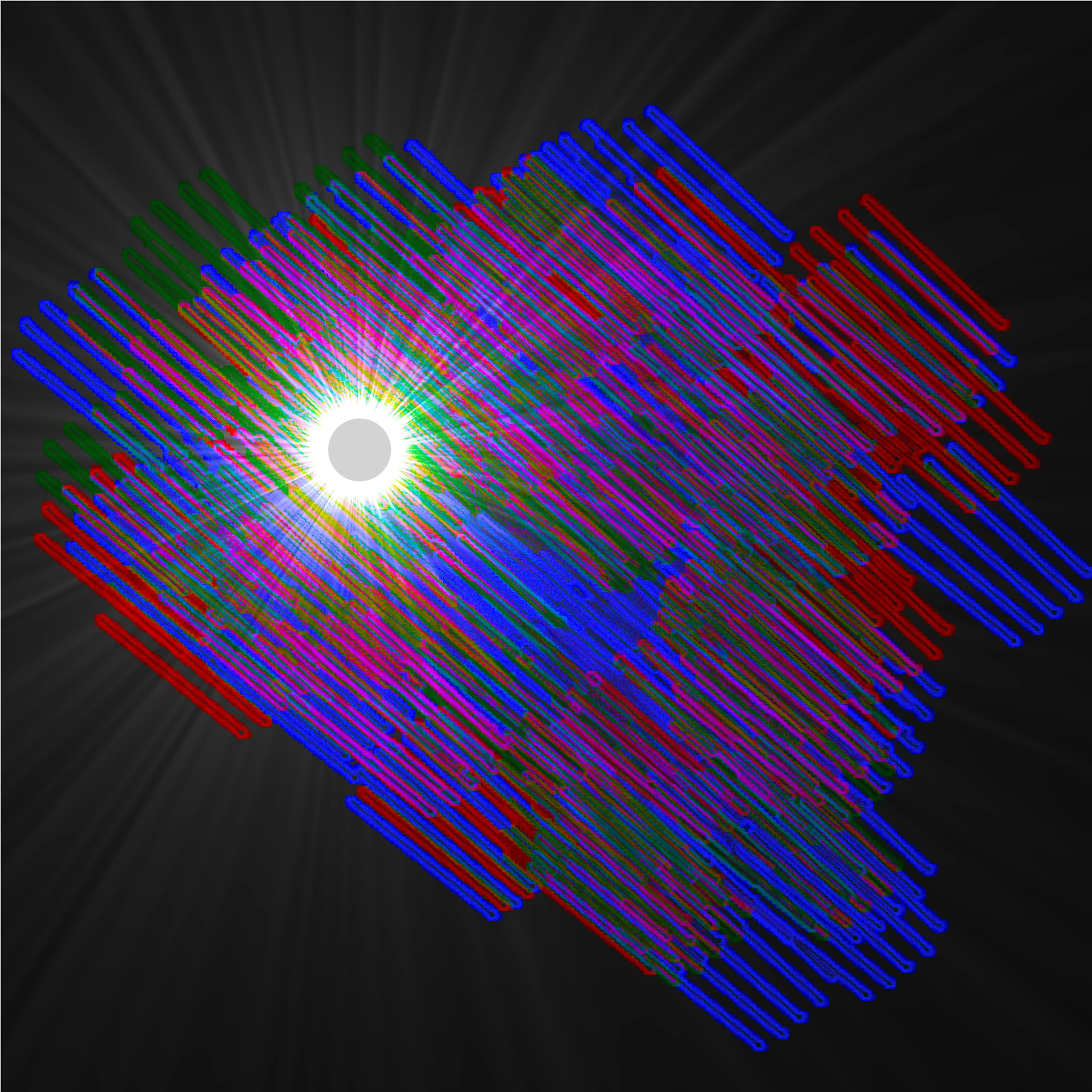 Spectra Lucis - Œuvre d'art numérique